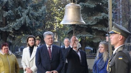 В Киеве впервые прозвучал колокол по погибшим украинскими бойцами