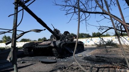 Семенченко: Возле 29-го блокпоста в Луганской области подбили танк