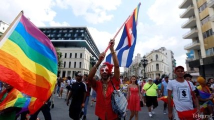 На Кубе прошла акция в поддержку прав сексуальных меньшинств
