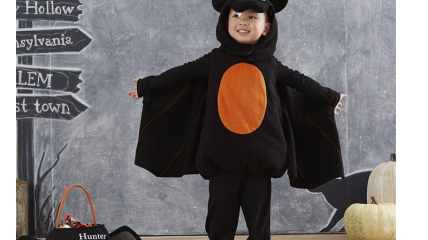 Хеллоуин: костюм летучей мыши своими руками за 30 минут