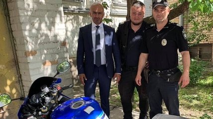 Полиция нашла мотоцикл, угнанный в Киеве у брата народного депутата