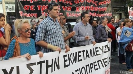 Общая 48-часовая забастовка началась сегодня в Греции