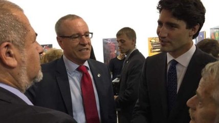 Премьер Канады Трюдо посетил "Мыстецький арсенал" в Киеве