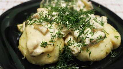 Галушки на пару (видео)