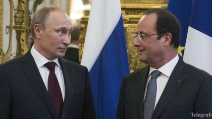 Путин и Олланд поговорили о ситуации на Востоке Украине