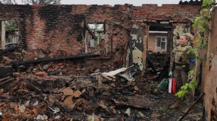 В отдаленных селах множество разрушенных россиянами домов, где еще недавно кипела жизнь