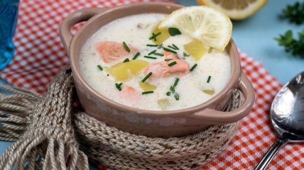 Рецепт дня: финский сливочный рыбный суп