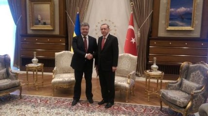 Президенты Украины и Турции встретились с глазу на глаз