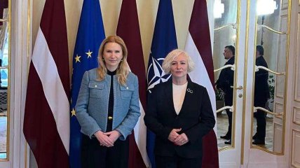 Олена Кондратюк та Дайга Міеріня