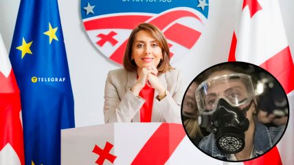 Хатія Деканоїдзе й сама бере участь в протестах в Грузії