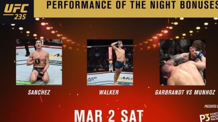 Педро Муньоз - Коди Гарбрандт - лучший бой вечера UFC 235 (Видео)