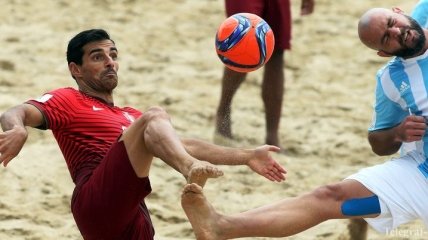Пляжный футбол. Португалия разгромила Аргентину и вышла в 1/4 ЧМ-2015