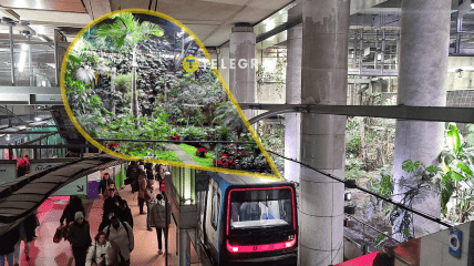 Підземні джунглі: де у світі метро перетворили на справжні живі оази (відео)