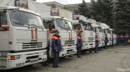 Российский "гумконвой" уже в Украине