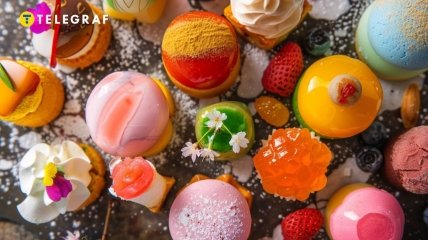 Нежные рисовые шарики с изысканной начинкой (фото создано с помощью ИИ)