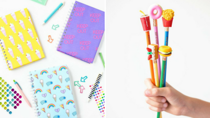 Нескучная канцелярия: 20 идей, как креативно украсить ручки, карандаши и тетради своими руками