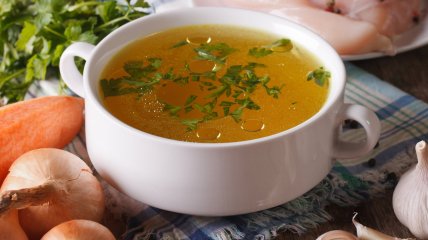 Прозрачный бульон