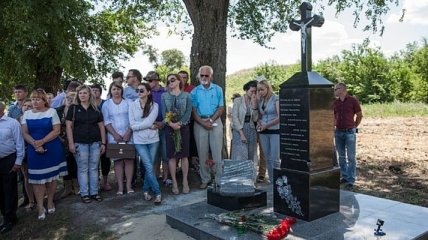 Кузьме Скрябину на месте гибели установили памятник