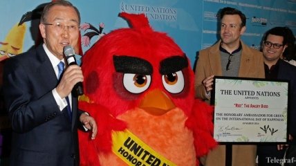 Птичка из "Angry Birds" стала послом ООН