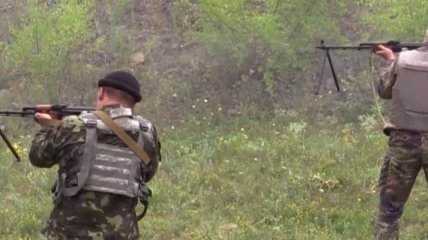 Будни украинских военных на опорном пункте (Видео)