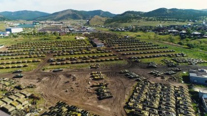 Военная база "Вагжаново" недалеко от Улан-Удэ