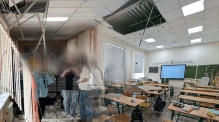 Московским школьникам падают потолки на головы