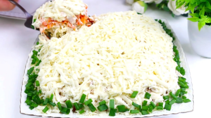 Белый салат – кулинарный рецепт
