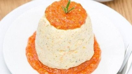 Вкуснейшее суфле из курицы и тыквы с зеленью на пару