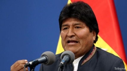 Крушение вертолета с президентом Боливии на борту попало на видео