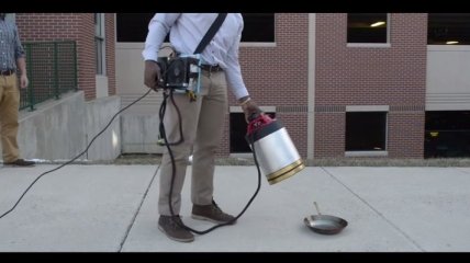 Студенты создали звуковой огнетушитель