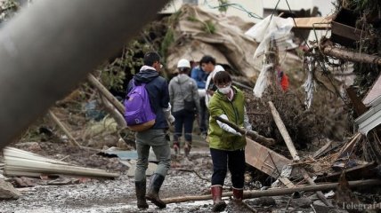 Тайфун в Японии: количество жертв продолжает расти 