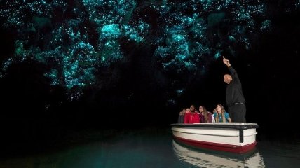 Вайтомо - пещеры светлячков в Новой Зеландии (Фото)