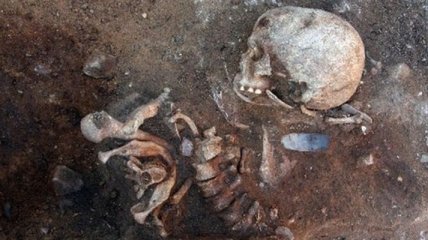 Найдено вертикальное захоронение возрастом 7000 лет