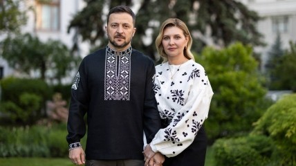 Владимир и Елена Зеленские поздравили украинский народ с Днем вышиванки