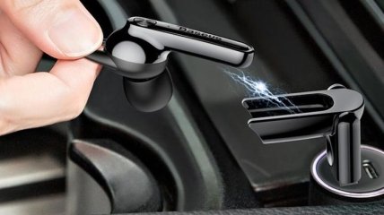 Специально для автомобилистов: Bluetooth-гарнитура Baseus NGCX с беспроводной USB-зарядкой (Фото)