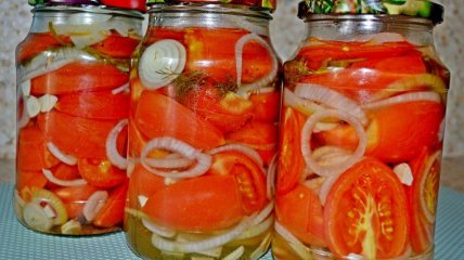 Салат из помидоров на зиму (видео)