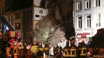 В Бельгии из-за взрыва разрушено здание, под завалами много людей