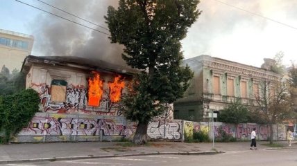 Пожежа вулиця Волоська будинок 5