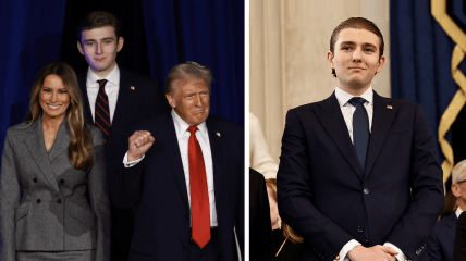 Берон Трамп помітно виріс з часу минулої каденції батька