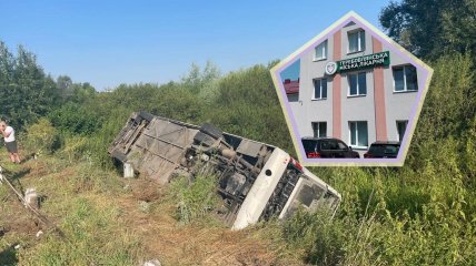 В Тернопольской области перевернулся автобус с паломниками: десятки человек попали в больницу