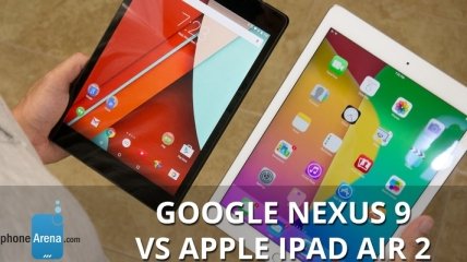 Nexus 9 vs. iPad Air 2 (видео)