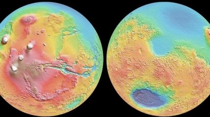 Марс был подвержен удару громадного астероида 4,5 млрд лет назад