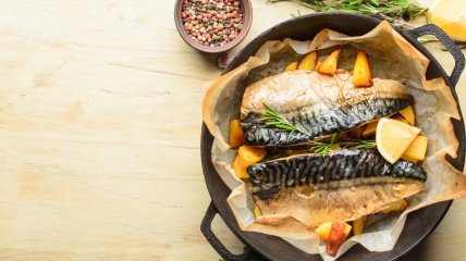 Запеченная скумбрия