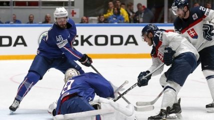 Словакия - Франция: онлайн-трансляция матча ЧМ-2018 по хоккею (Видео)