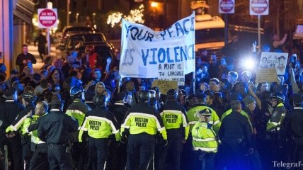 В Бостоне задержаны 23 участника акции протеста