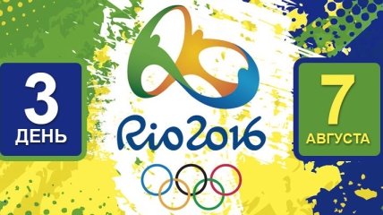 Олимпиада Рио-2016. Расписание 7 августа, день 3