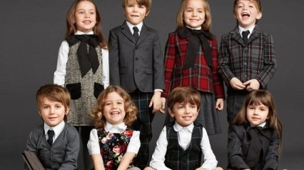 Kids Fashion: школьная форма от Dolce&Gabbana (ФОТО)