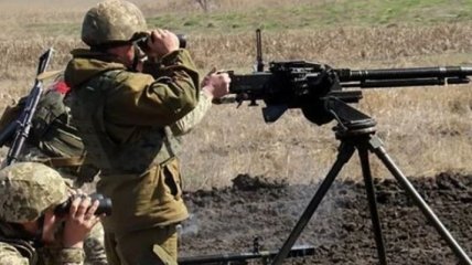 Военные уничтожили позицию оккупантов на Донбассе (Видео)