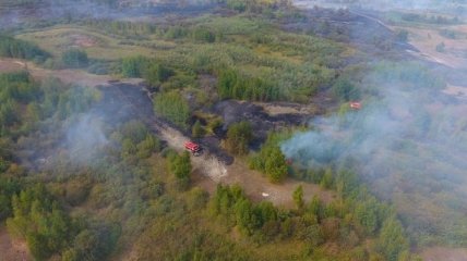 В Черкасской области горят торфяники: объявлена ЧС