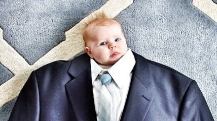 Instagram-тренд “Baby Suiting”: детки в одежде взрослых (ФОТО)